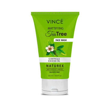 Vince Mattifying Tea Tree Face Wash 120ml