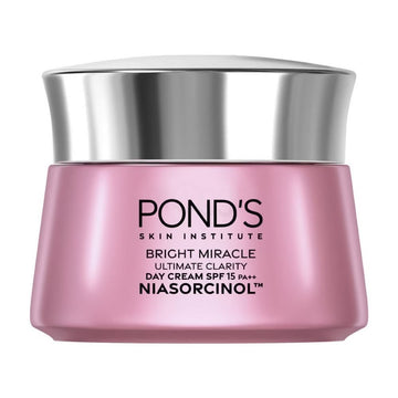 Pond Bright Miracle Ultimate Clarity Day Cream, Niasorcinol, SPF15, PA++ (45g)