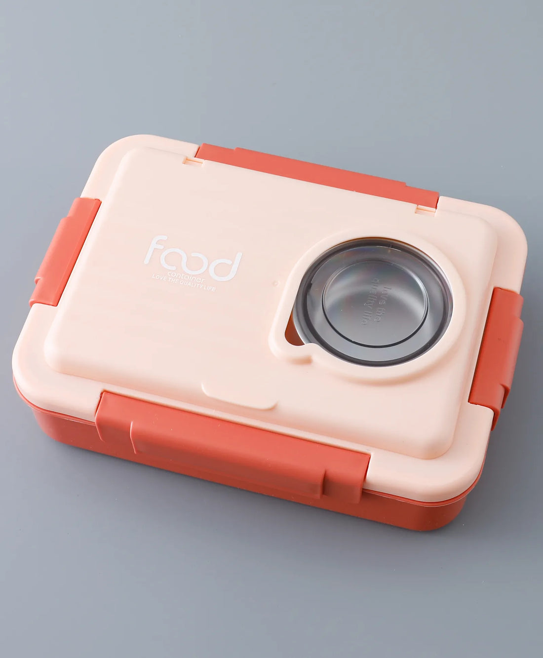 Kids Insulated Lunch Box Pink/Orange – Leakproof, BPA-Free, Multi-Compartment with Spoon & Chopsticks