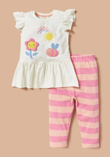 Juniors Shirt and Shirt and trouser Set White 3-6 M