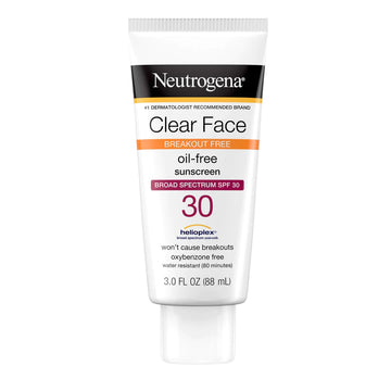 Neutrogena Clear Face Liquid Lotion Sunscreen SPF 30 Broad Spectrum 88ml
