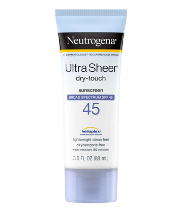 Neutrogena Ultra Sheer Dry Touch Sunscreen Lotion SPF 45 Broad Spectrum 88ml