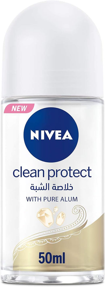 Nivea Antiperspirant Roll-on for Women Clean Protect Pure Alum 50ml
