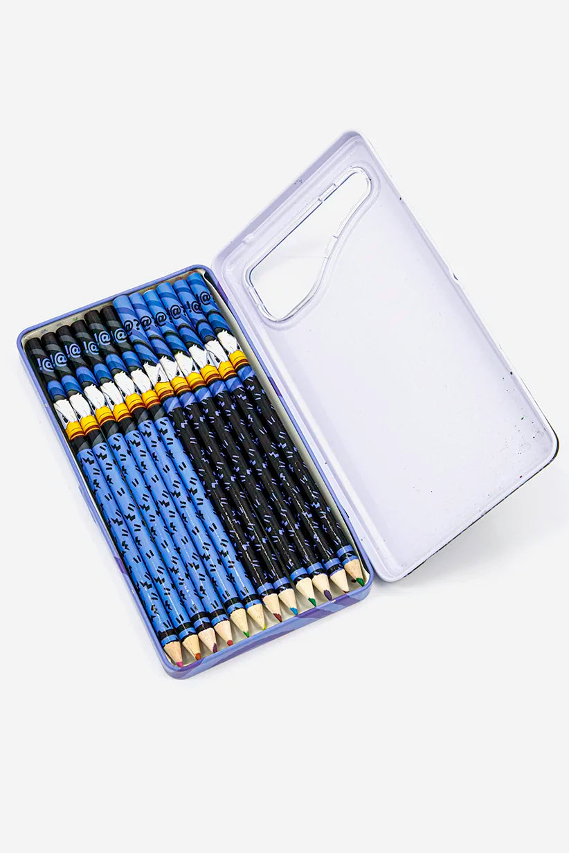 Disney 12 Pcs Donald Duck Color Pencil Blue