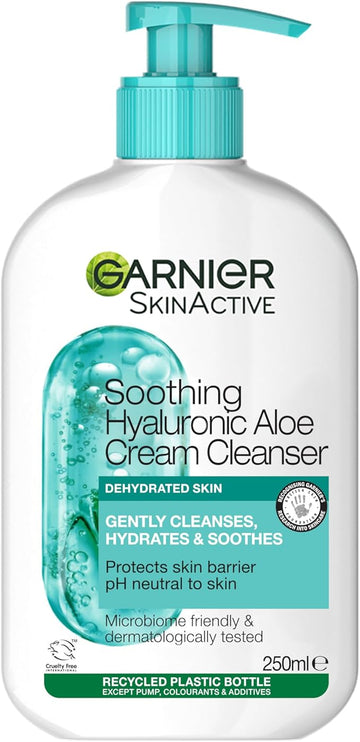 Garnier SkinActive Soothing Hyaluronic Aloe Cream Cleanser (250ml)