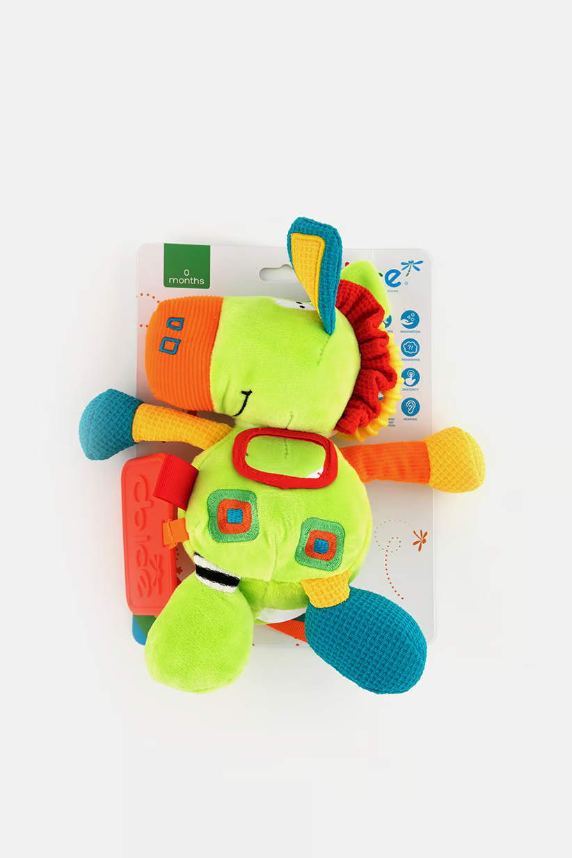 Dolce Spring Pony Soft Toy Lime Combo