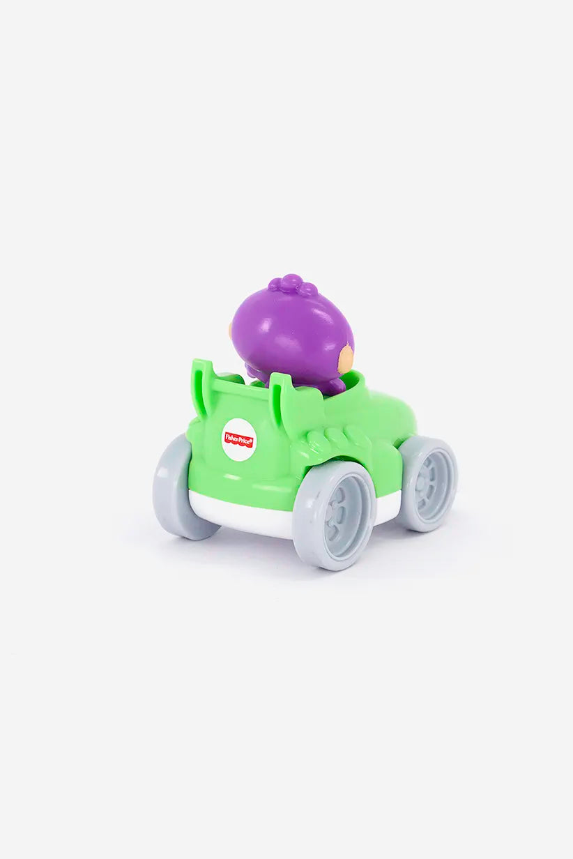 Fisher Price Learning Fun Racing Car with Animal Figure, Green and Purple