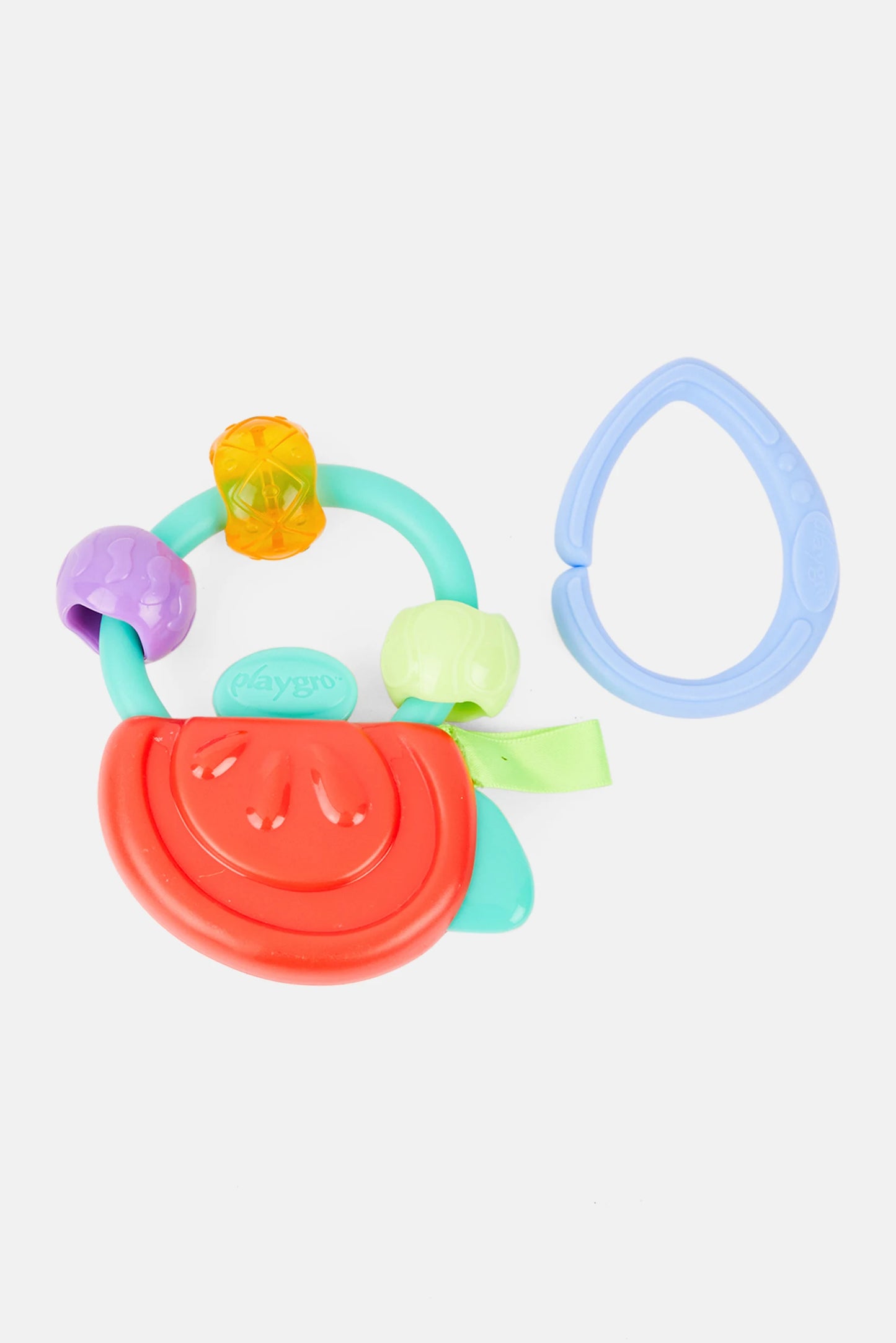 Playgro In My Garden Apple Rattle Red/Green Combo