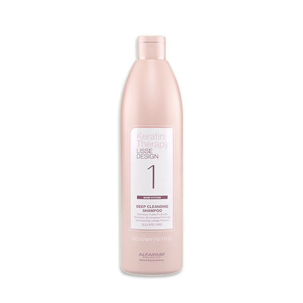 Alfaparf Milano keratin therapy lisse design deep cleansing shampoo