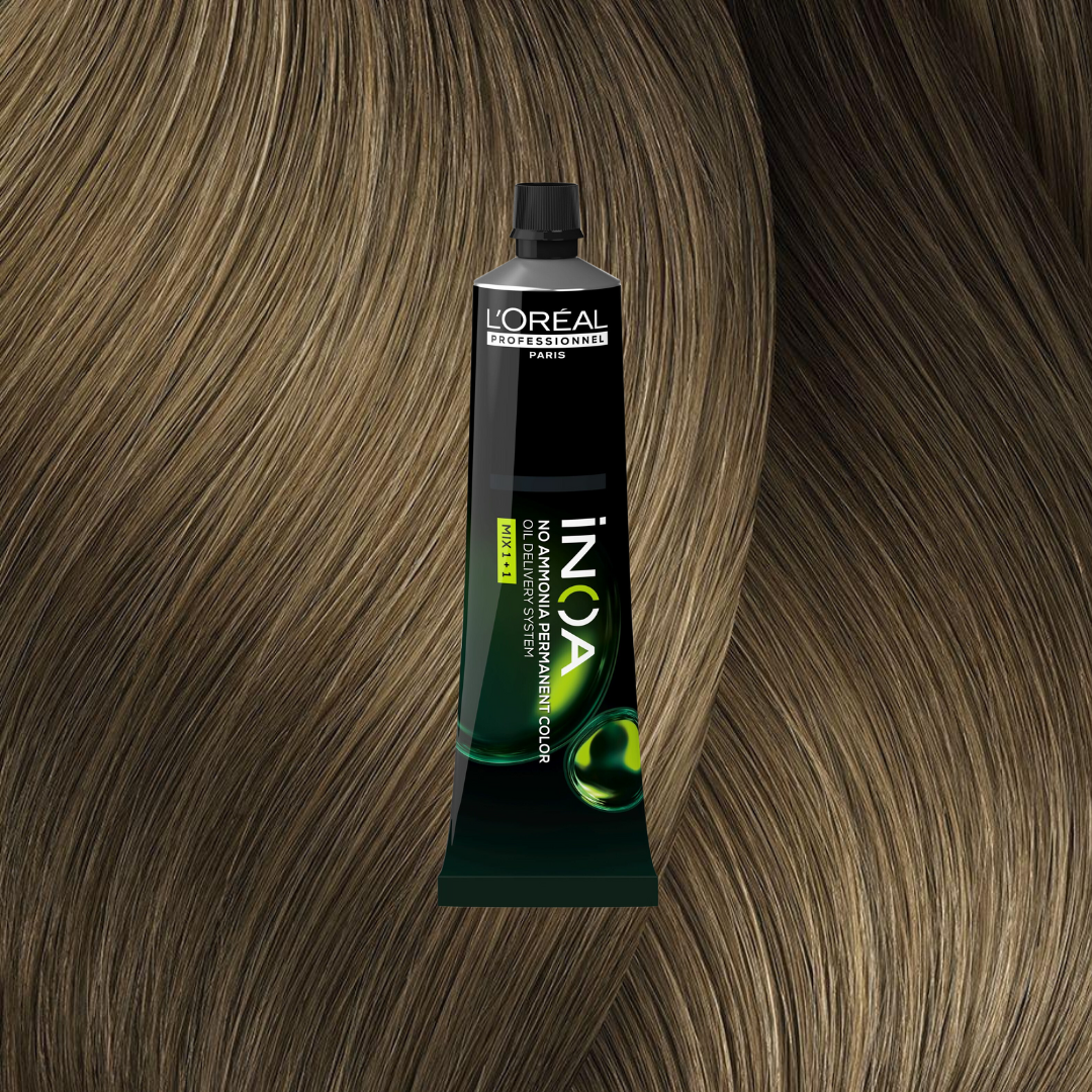 Loreal Professional Hair Color Inoa 8 Light Blonde