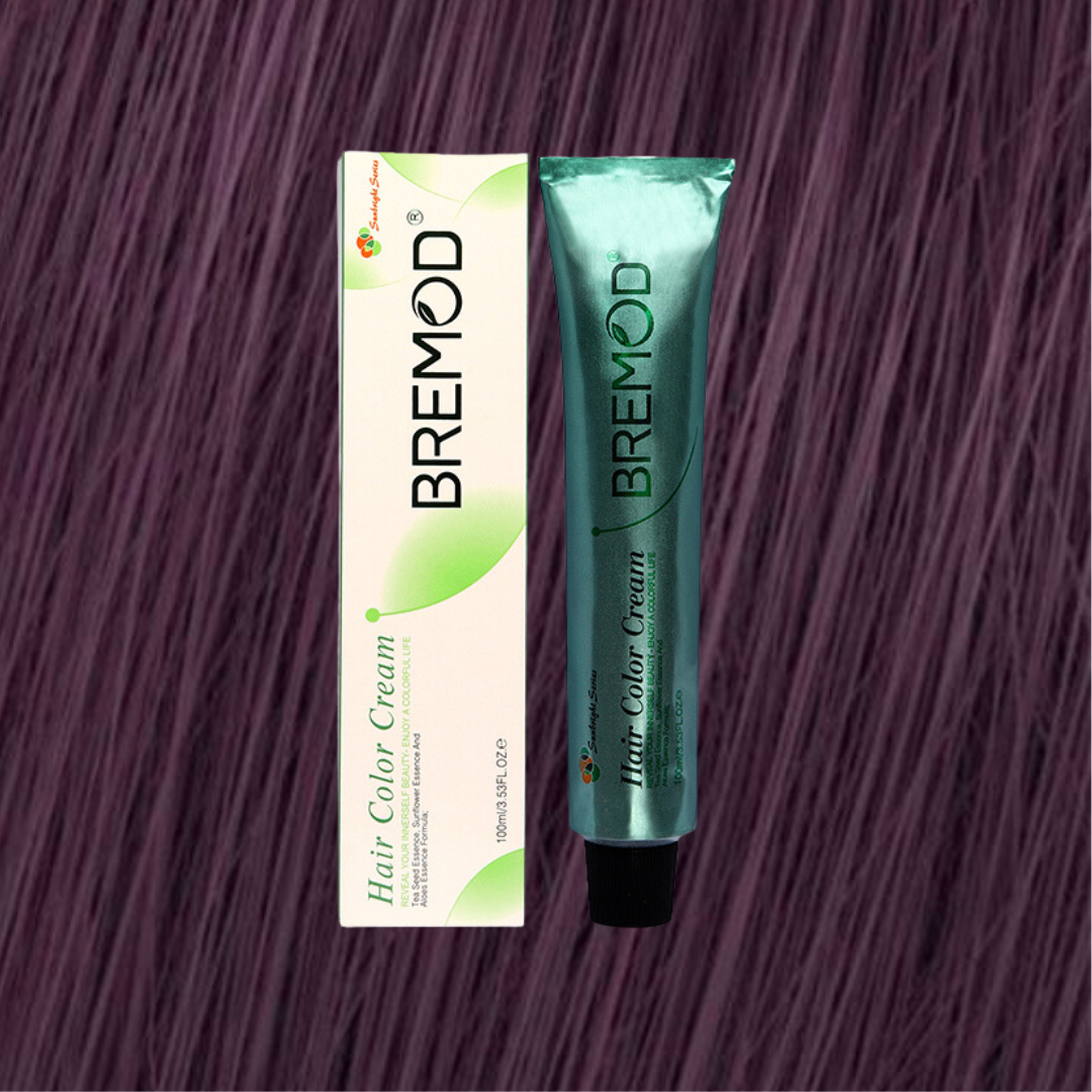 Original Bremod Hair Color Cream 3.66 Dark Intense Violet Brown 100ml available at Beauty Pouch. COD across Pakistan.