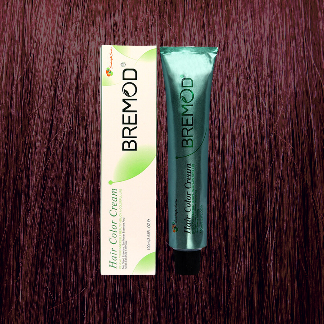 Original Bremod Hair Color Cream 4.56 Medium Mahogany Red Brown 100ml available at Beauty Pouch. COD across Pakistan.