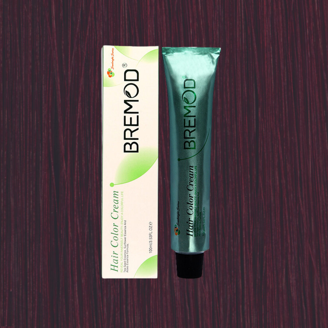 Original Bremod Hair Color Cream 4.66 Medium Red Violet Brown 100ml available at Beauty Pouch. COD across Pakistan.