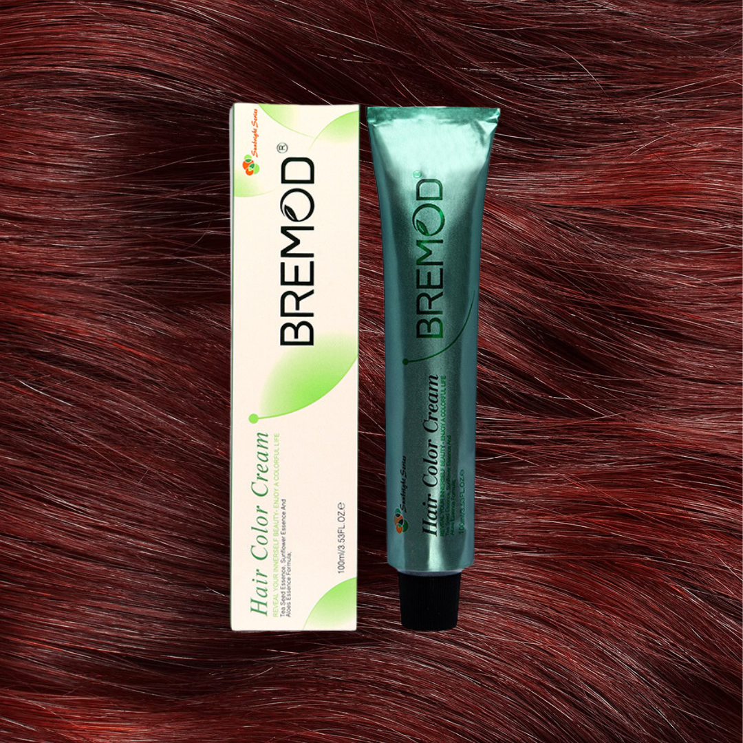 Original Bremod Hair Color Cream 5.65 Light Burgundy Brown 100ml available at Beauty Pouch. COD across Pakistan.