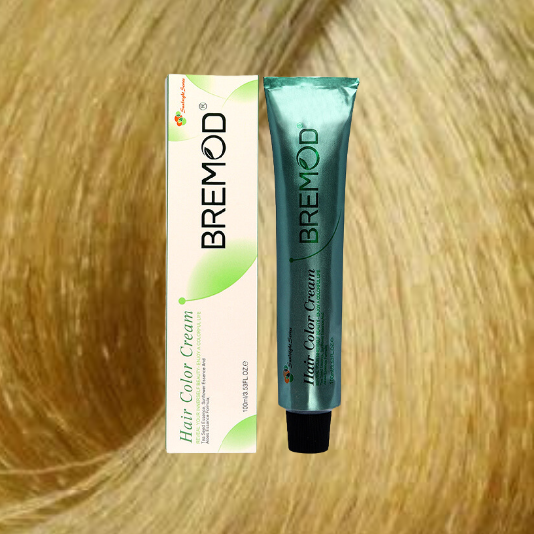 Original Bremod Hair Color Cream 9.33 Very Light Intense Gold Blonde 100ml available at Beauty Pouch. COD across Pakistan.
