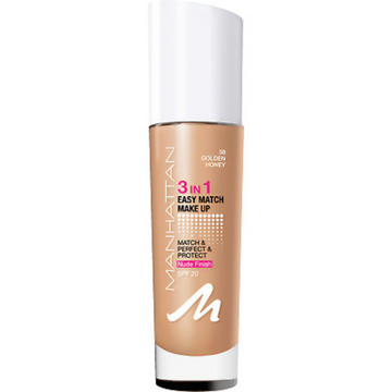Manhattan 3-in-1 Easy Match Make Up Foundation Golden Honey