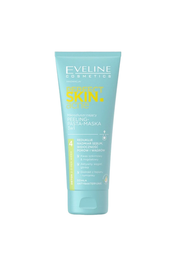 Original Eveline Perfect Skin ACNE Micro Exfoliating Peeling Paste Mask 3in1 now available at best price in Pakistan only on Beauty Pouch. Get your favourite skin care products today anywhere in Pakistan