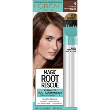 Loreal Hair Color Root Rescue 5 Medium Brown