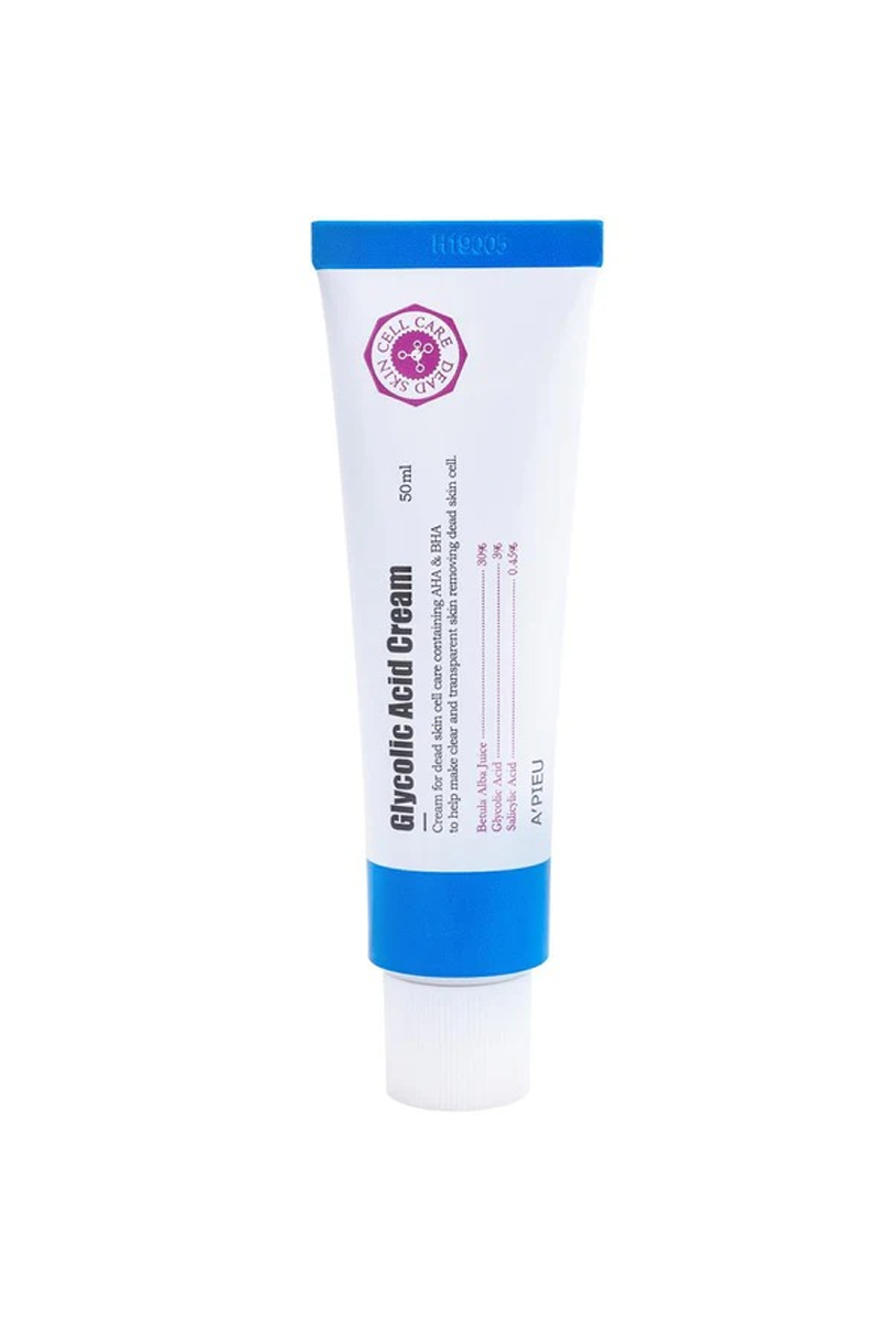 Apieu Glycolic Acid Cream 50ml exfoliating facial cream in cod Pakistan Beauty Pouch