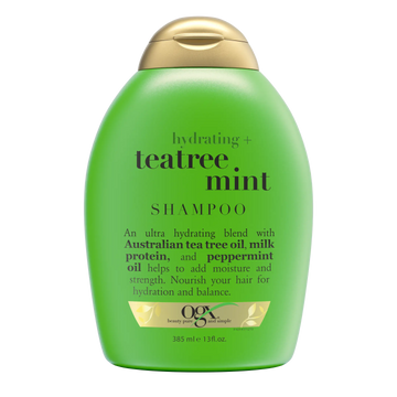 Ogx Hydrating + Teatree Mint Shampoo 385ml
