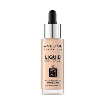 Eveline Liquid Control Mattifying Drops Foundation 001 Porcelain 32ml