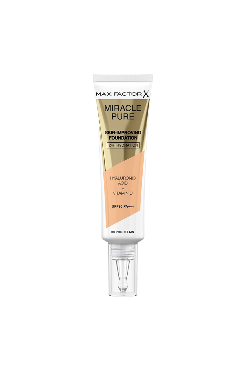Original Maxfactor X miracle pure skin improving foundation 30 porcelain now available at best price in Pakistan only on Beauty Pouch. Get your favourite skin care product today anywhere in Pakistan