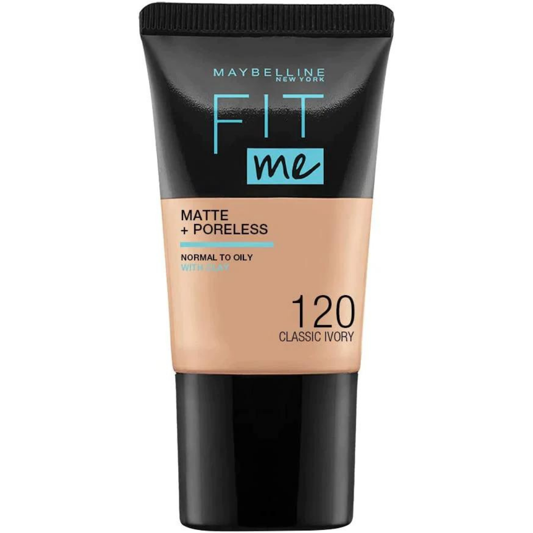 Maybelline - Fit Me Liquid Foundation Matte & Poreless Mini Tube - 120 –  Makeup City Pakistan