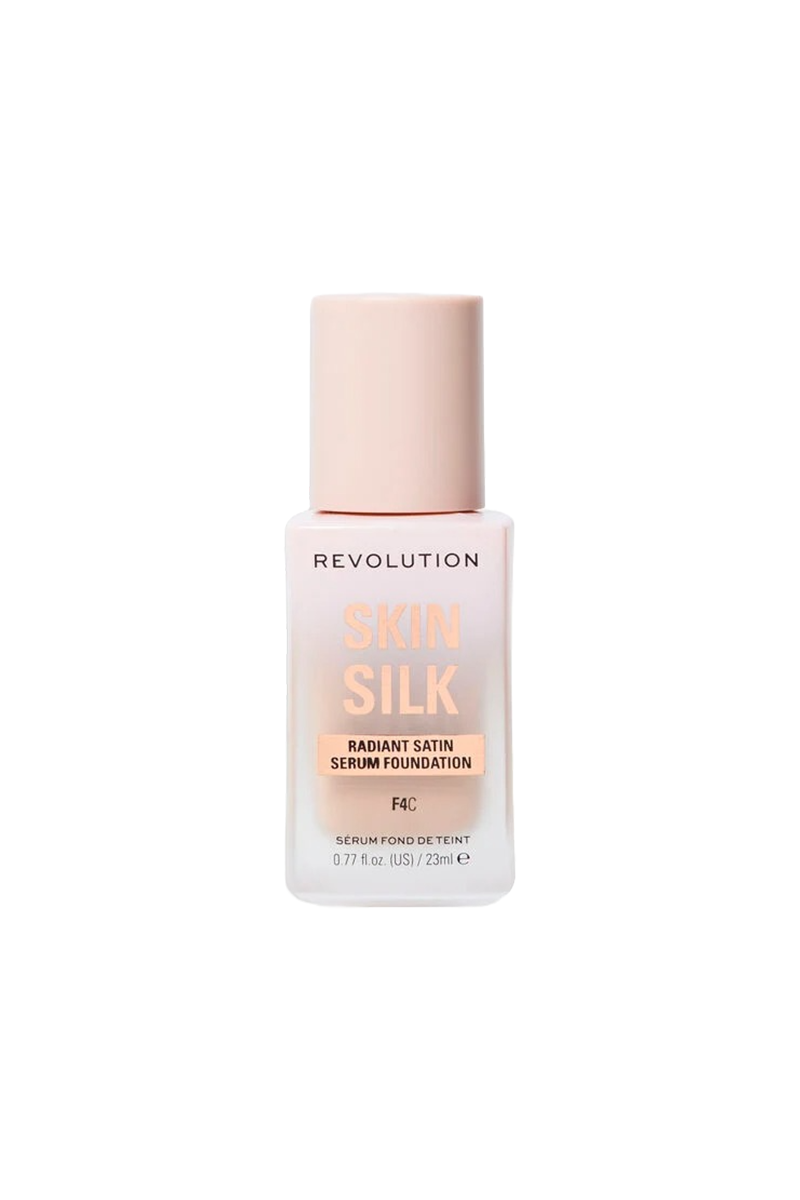 Original Revolution Skin Silk Radiant Satin Serum Foundation F4C now available at best price in Pakistan only on Beauty Pouch. Get your favourite skin care product today anywhere in Pakistan