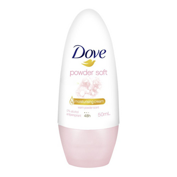 Dove Powder Soft Warm Powder Scent Moisturising Cream Anti Perspirant Roll On 50ml