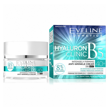 Eveline Hyaluron Clinic Anti-Wrinkle Cream 40+ 50ml