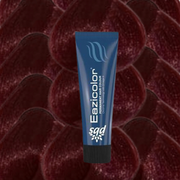 Eazicolor Permanent Hair Color 5.66 Light Vivid Red Brown 60ml