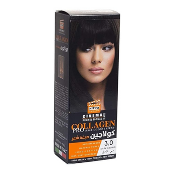 Nitro Canada Cinema Collagen Hair Dye Dark Brown 3.0