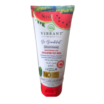Vibrant Beauty Brightening Watermelon Exfoliating Face Wash 150ml