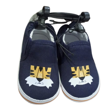 Barefeet SM Casual - Johnnie - Navy - Prewalkers Size 19