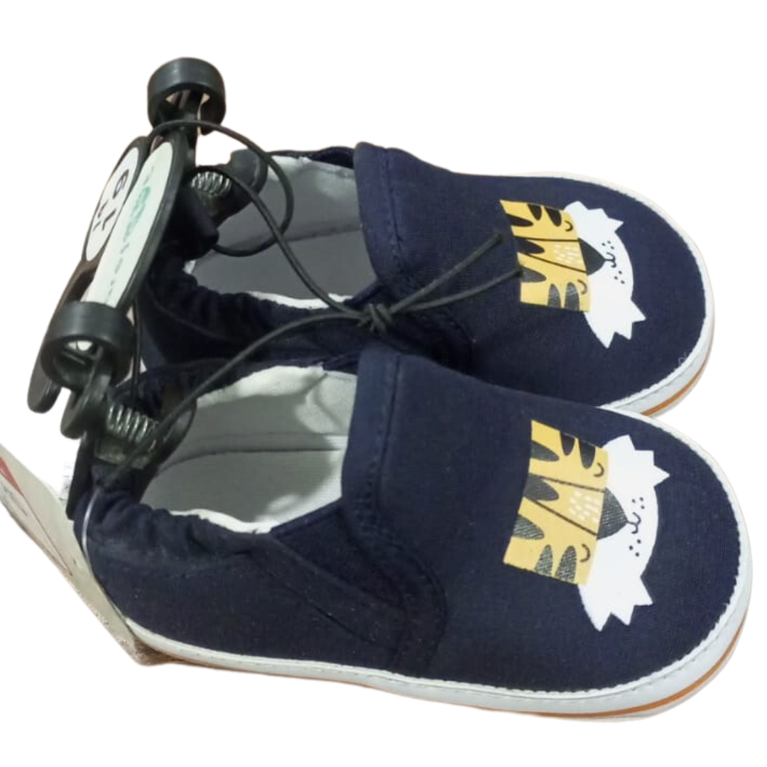 Barefeet SM Casual - Johnnie - Navy - Prewalkers Size 19