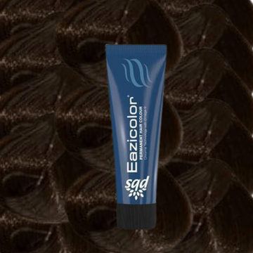 Eazicolor Permanent Hair Color 4.3 Medium Golden Brown 60ml