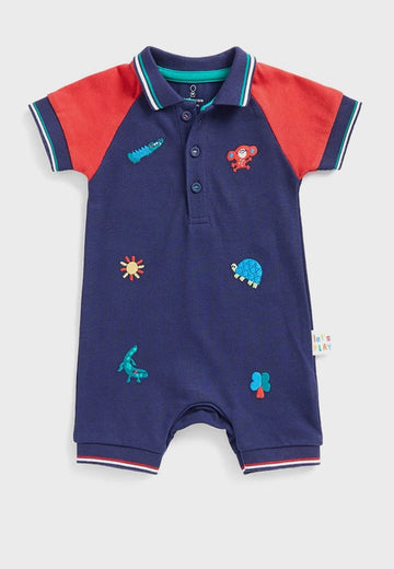 Mothercare Lets Play Blue Shirt 1-3 M