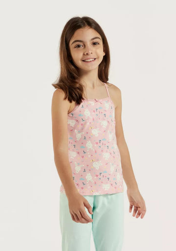 Juniors Girls Vest - Multi Color - Floral - 3PC 2-3 YR