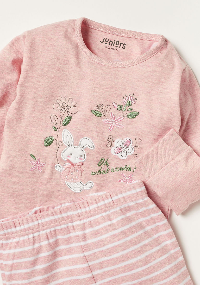 Juniors Shirt and Trouser Set - Bunny 0-6 M