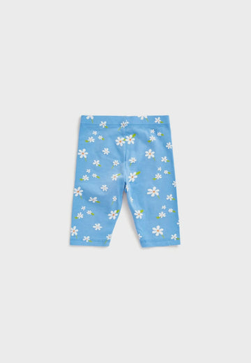 Mothercare Floral Trouser - Blue 3-4 YR