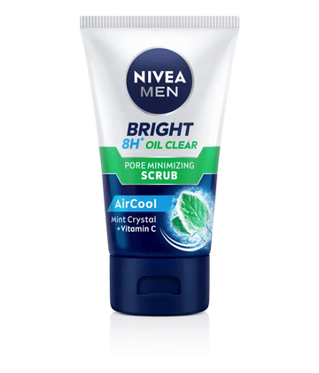 Nivea Men Bright Oil Clear Scrub 100g
