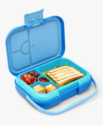 Bonfino Blue Bento Lunch Box – BPA-Free, Leak-Resistant, Microwave & Dishwasher Safe, 765ml