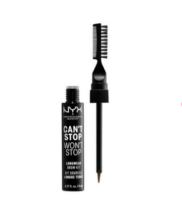 NYX Can't Stop Won't Stop Longwear Brow Kit - Ash Brown