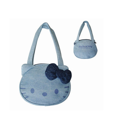 Hello Kitty D-CUT Light Denim Pouch