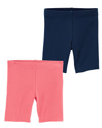 Carter's Solid Pull-On Shorts-Pack of 2