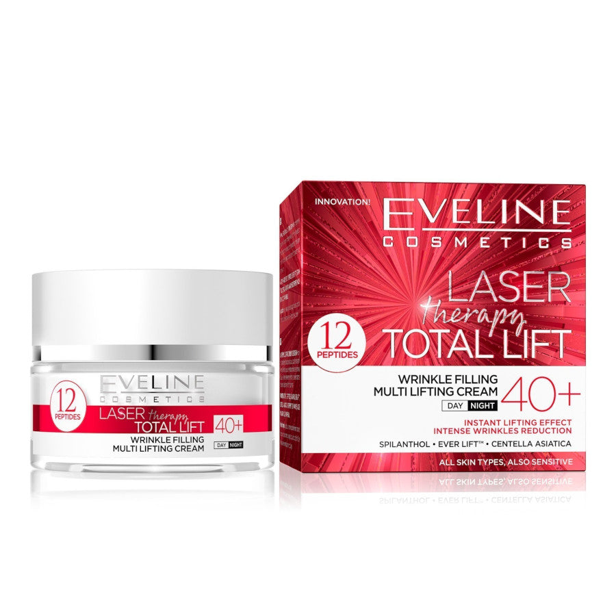 Eveline Laser Therapy Total Lift 40+ Wrinkle Filling Day & Night Cream - 50ml