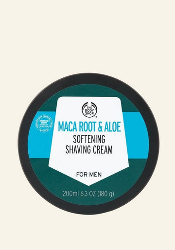 The Body Shop Maca Root & Aloe Softening Shaving Cream for Men 200ml