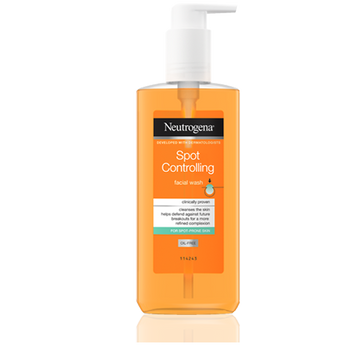 Neutrogena Spot Controlling Oil Free Facial Wash, 200ml