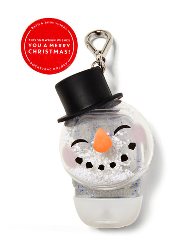 Bath & Body Works Noise-Making Snowman PocketBac Holder