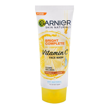 Garnier Skin Naturals Bright Complete Vitamin C Face Wash For All Skin Types 100ml